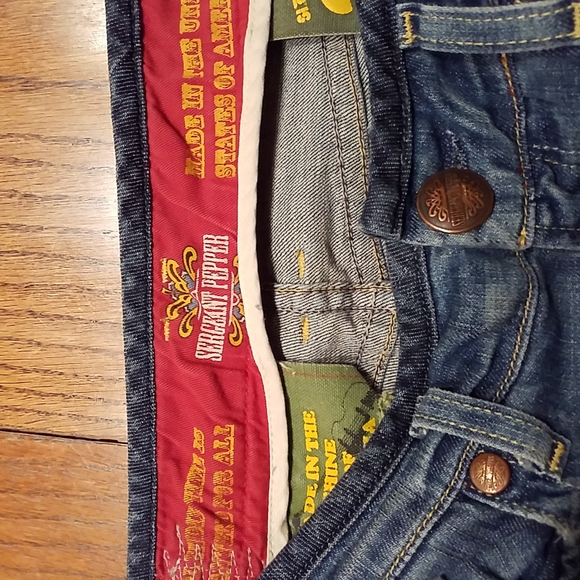 Sargent Pepper 5 Pocket Straight Leg Blue Jeans Size 29 - Picture 9 of 11